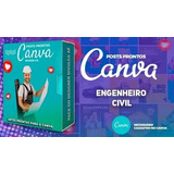 Pack Canva Engenharia Civil Artes Editaveis