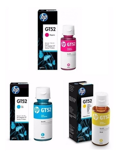 Tinta Hp Gt51 Gt52 Negra O Colores P/imp Gt5820 Orig C/u