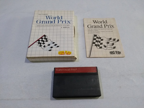 World Grand Prix Com Caixa De Papelão E Manual Master System