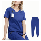 Pijamas Médicos Uniformes Bata Quirúrgica Mujer Conjuntos