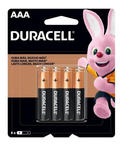 Duracell Pilas Alcalinas Aaa 8 Un.