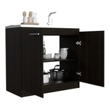 Mueble Inferior Manchester Rta Wengue