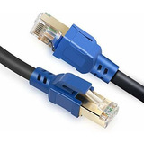 Cable Ethernet Cat 8 De 30 Pies, Cable Sstp Lan Rj45 De Alta