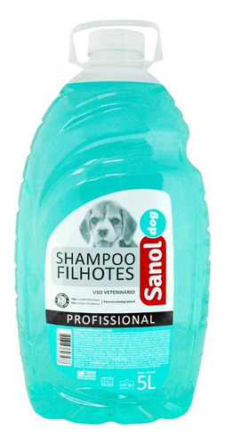 Shampoo Sanol Dog Neutro Bio Queratina Vegetal 5 Litros