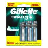 Gillette Mach3 Repuestos De 6 Cartuchos