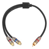 Cable Divisor Rca Y, Rca Doble Hembra Chapado En  A Rca...