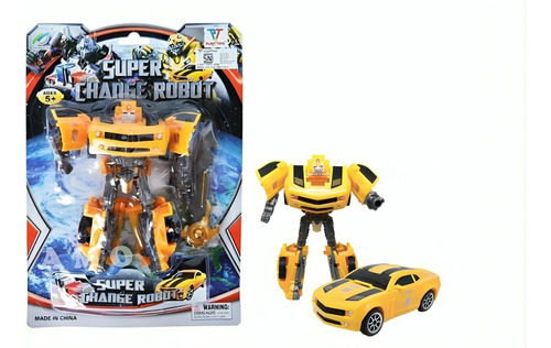 Muñeco Super Change Robot Transformers Auto Camion Delmy 