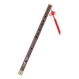 ~ Flauta Dizi Profissional De Bambu Preto Tradicional Feita
