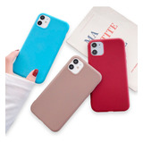 Case Capinha Para iPhone 11 6.1 Silicone Liquid Aveludada