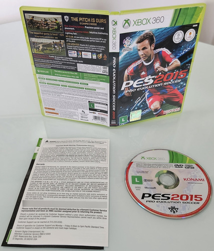 Jogo Xbox 360 Pro Evolution Soccer 2015 Usado Em Bom Estado