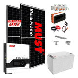 Must Kit Solar Casa Campo 8400watts/dia Inversor 3kw Mppt-m9