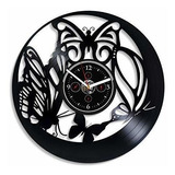 Reloj De Pared Kovides Con Diseño De Mariposa De 12.0 En, He