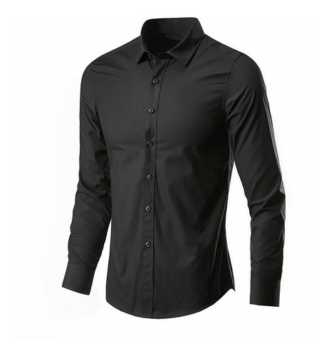 Camisa Slim Fit Hombre Manga Largo Casual Vestir Caballero