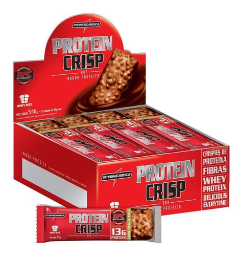 Protein Crisp Bar Cx 12un - Integralmedica