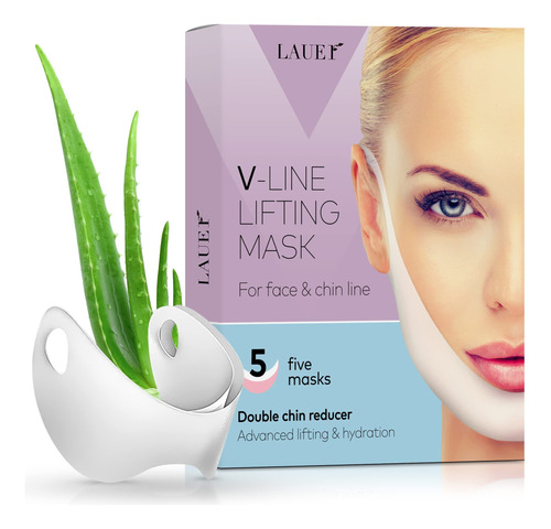 Lauer Cosmetic Máscara Facial Adelgazante En Forma De V, R.