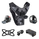 Soporte Casco Moto Para Celular Y Cámaras Kit 5 Piezas Gopro