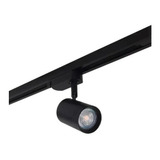 Foco Riel Led 30w Blanco Cálido 3500k 220v + Riel 50cm Negro