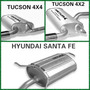 Silenciador Hyundai Tucson / Santa Fe Hyundai H1