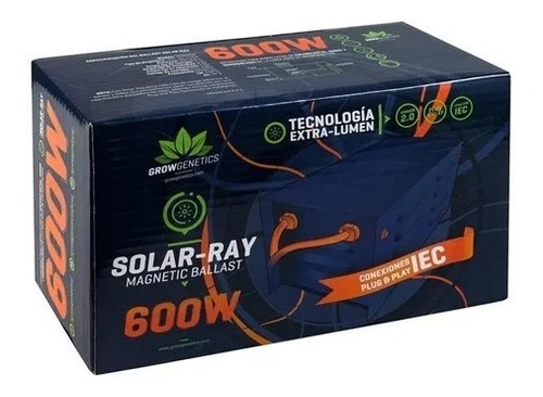 Ballast Solar Ray 600w - Plug And Play - Grow Genetics