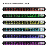 Barra Led Aurora Rgb 7 Colors 30 In 225w Certificacion Ip69k