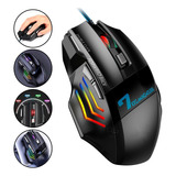 Mouse X7 Gamingb-max 2400dpi Com Led Rgb Ergonomic 7d Barato