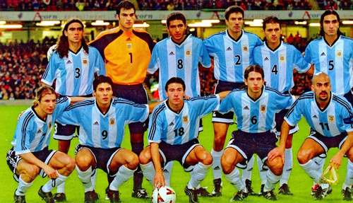 Camiseta Selección Argentina Afa 2001 Pre Mundial 