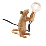 Modern Cute Led Resina Animal Rata Escritorio Luces Art Mous