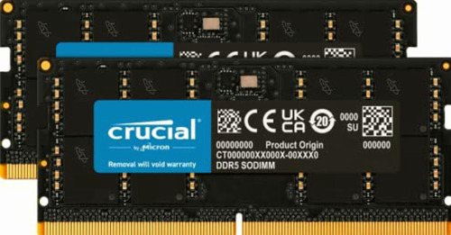 Crucial Kit Ram De 32 Gb (2 X 16 Gb) Ddr5 5200 Mhz (o 4800