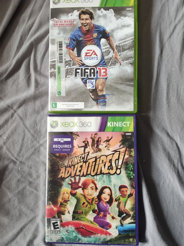 Fifa 13 + Kinect Adventures (somente Capa Os Dois)