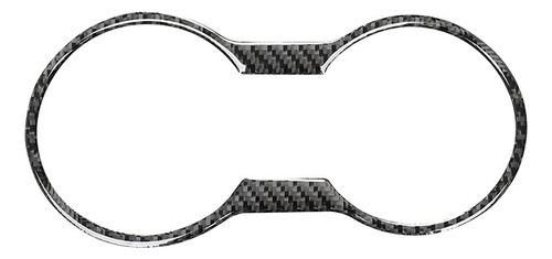 Porta-copos Cover Frame Trim Carbon Fiber Para Mustang 20