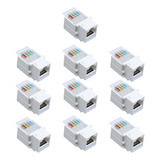 Antrader Adaptador De Conector Keystone Jack Rj45/cat6/cat5e