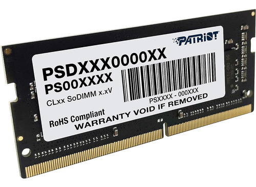 Memória Patriot Signature Ddr4 De 8gb 2133mhz Para Notebook