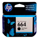 Cartucho Tinta Hp 664 Negro F6v29al Original 1115 2135 2675