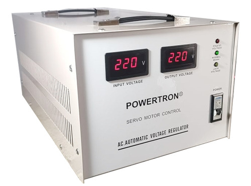 Regulador De Voltaje 10 Kva 220 Volts Bifásico Powertron ®