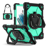 Funda Híbrida De Pc Verde Menta Para Samsung Galaxy Tab A8 1