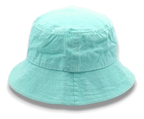 Gorro Bucket Hat Denim Prelavado Colores Varios