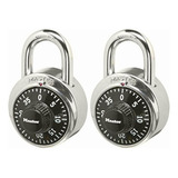 Master Lock 1500t Locker Candado Combinado 2 Pza Color Negro