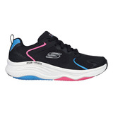 Tenis Mujer Skechers Dlux Fitness - Negro