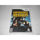 Impossible Mission Nintendo Wii Juego Mision Imposible 