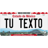 Placas Para Auto Personalizadas Estado De Mexico 1