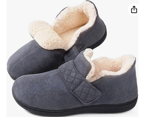 Pantuflas Zapatos Diabéticos Para Mujer Talla 8 Us Pie 37-38