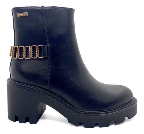 Bota Lady Stork Botineta Mujer Borcego Taco 7,5 Cm Rebeca