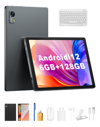 Tablet 10 Pulgadas Octa-core 128gb 6gb Android 12 Con Teclad