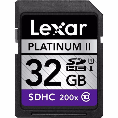 Memoria Sd 32gb Lexar Class 10, 200x Platinum Ii Series