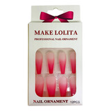 Unhas Postiças Autocolantes Make Lolita Ml1143