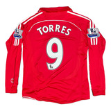 Jersey Liverpool Torres 9 07/08 Retro Manga Larga