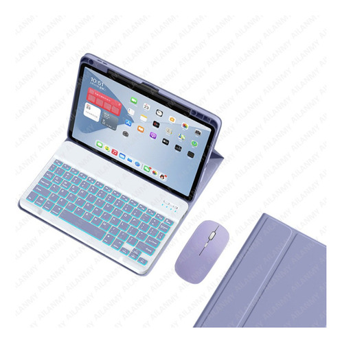 Funda C/teclado Rgb+mouse Para Xiaomi Pad 6/pro 11 Inch 2023