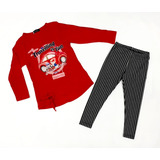 Conjunto Leggings Invierno Niña Yimai 5195 #4 A 12 Años  R