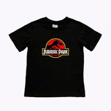 Camiseta Infantil Jurassic Park Camisa Dinossauro Unissex