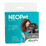 Frasco Antiparasitário Para Pulga Ourofino Neopet Para Cão